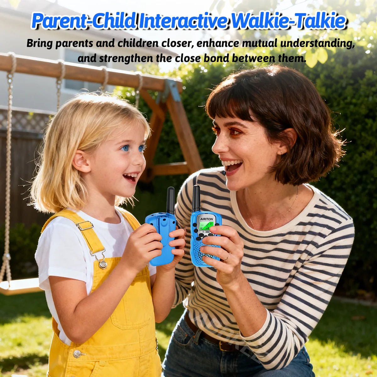 2PCS AIRITON T388 Mini Walkie Talkie Children Toy Gift Kids FRS PMR Long Range VOX Handheld Two Way Radio For Boys Girls