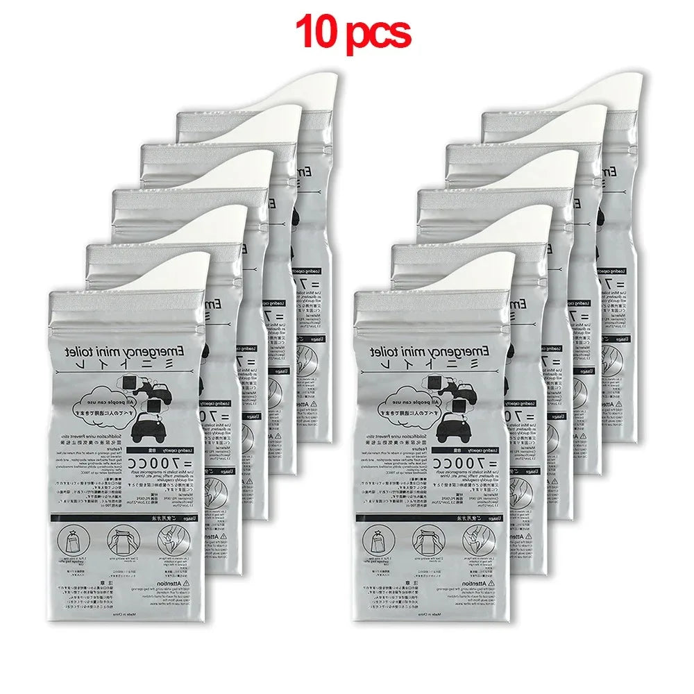 1-20PCS Outdoor Emergency Urine Bags 700ml Disposable Travel Mobile Toilet Portable Urinal Bag for Female Baby Male Vomiting Bag