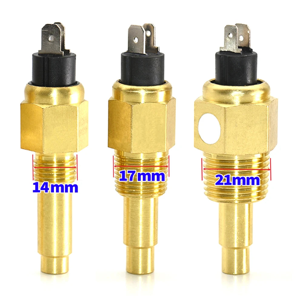 3 In 1 Digital 52mm Gauge with Alarm 0~120℃ Water Temperature Gauge+Oil Pressure+Voltage with Oil Press/Water Temp Sensor Custom
