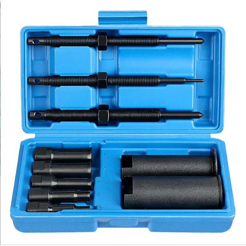 12PCS Motorcycle Inner Bearing Puller Set Blind Hole Bearing Removal Tool Kit Motorcycle Box Bearing Disassembly Tool