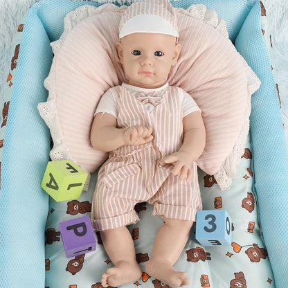 IVITA WB1583 19.68inch 4.29kg 100% Full Body Silicone Reborn Baby Doll Realistic Boy Unpainted Dolls DIY Blank Children Toys