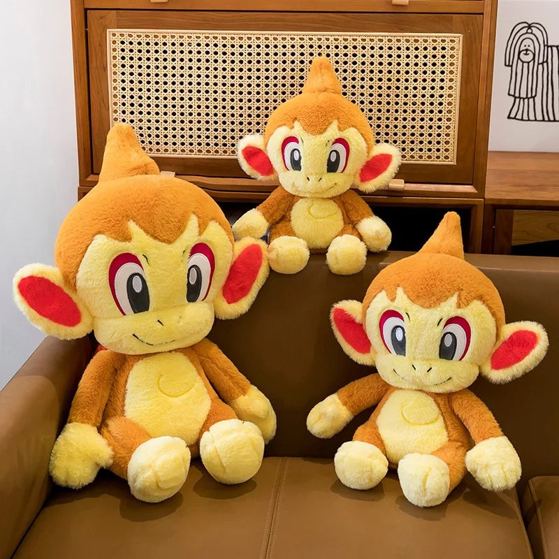 New 30/40cm Chimchar Pokemon Plush Toy Anime Figure Doll Cute Giant Pokémon Monkey Cartoon Stuffed Pillow Doll Holiday Xmas Gift