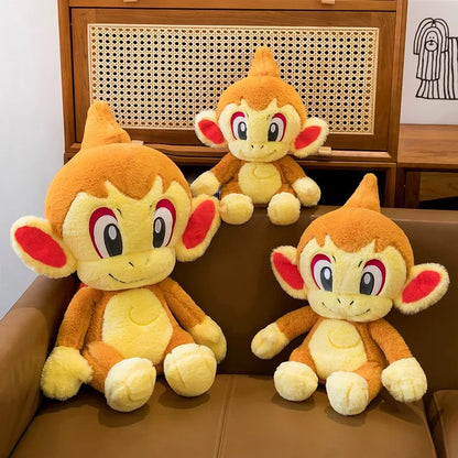 New 30/40cm Chimchar Pokemon Plush Toy Anime Figure Doll Cute Giant Pokémon Monkey Cartoon Stuffed Pillow Doll Holiday Xmas Gift