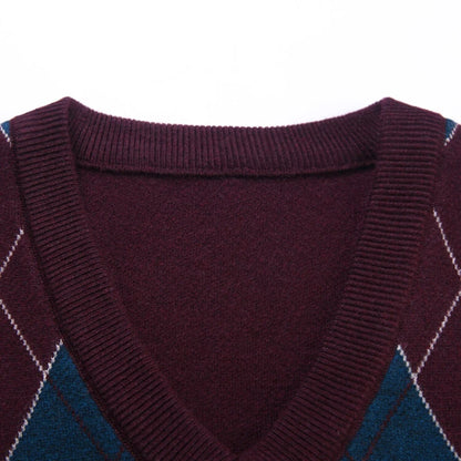 Unisex, New Autumn and Winter Warm Vest, Men's Stylish Slim-fit V-neck Sweater.stretch ，S-3XL Student Sweater