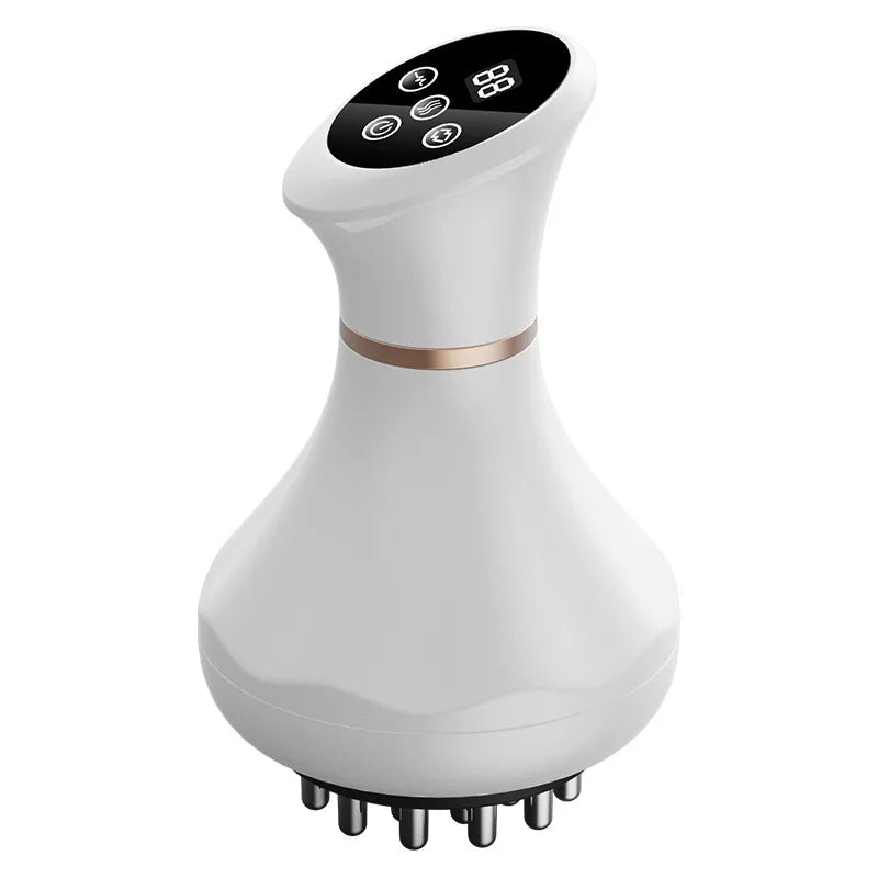 Slimming Electric Meridian Brush with Belt Channel Cervical Spine Unblocking Device, Full Body Universal Abdominal Massager