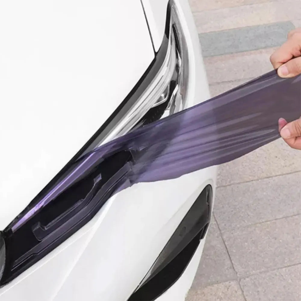 TPU PPF Protection Film Anti-scratch Self-healing White to Purple to Black Color Changing Sticker Can Stretch Strong