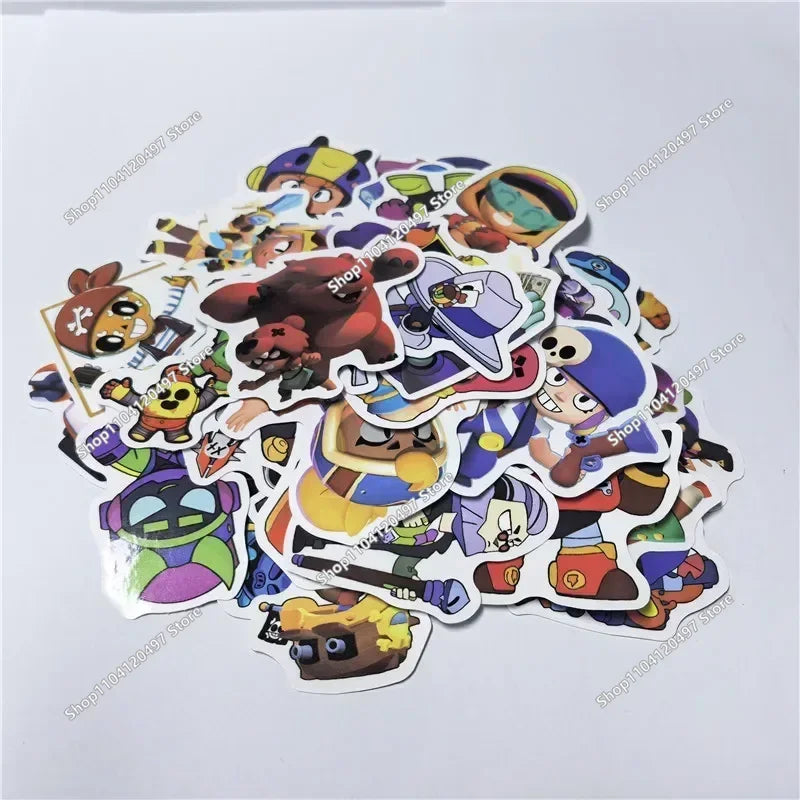 Wilderness Game Brawl Stars Kaze Kenjii Toy Figures Children's Toys Kwazii Peso Penguin Anime Action Figure Children's Toy