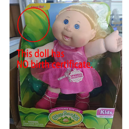 Original Cabbage Patch Kids 14 in Soft Body Baby Doll Scent Sparkle Princess Gymnast Baker Collectible Girls Toys Birthday Gifts