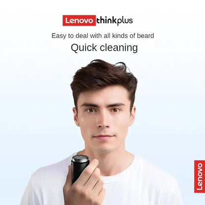 Lenovo Electric Shaver ES20 High-speed Motor Metal Body Alloy Blade for Quick Cleaning IPX7 Waterproof Whole Body Water Wash