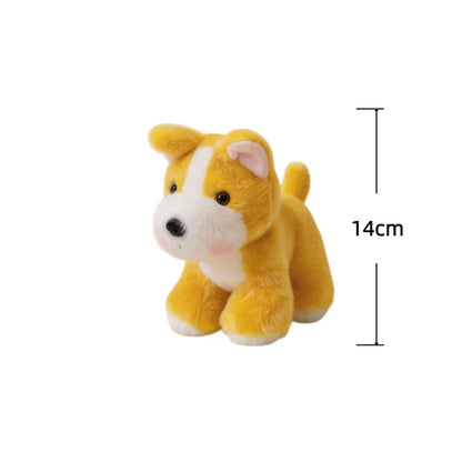 Dog Series Plush Toy Doberman Pinscher Schnauzer Bulldog Labrador Stuffed Doll Desktop Decorative Toys Adorably Birthday Gifts