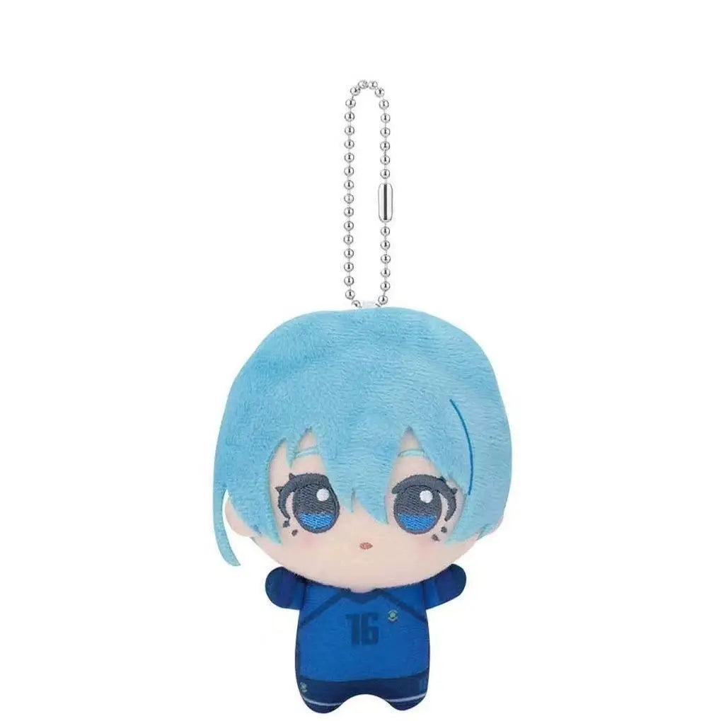 New Anime Blue Lock Vol.7 Hiori You Isagi Yoichi Cosplay Plush Doll Fluffy Maumet Pendant Puppet Keychain Keyring Charm Gifts
