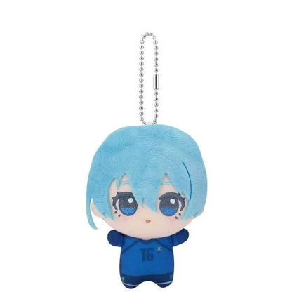 New Anime Blue Lock Vol.7 Hiori You Isagi Yoichi Cosplay Plush Doll Fluffy Maumet Pendant Puppet Keychain Keyring Charm Gifts