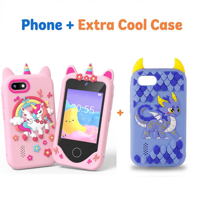 Children Smart Phone Camera Kids Toys Touchscreen Unicorn Mobile MP3 Player Digital Camera Educational Toys for Girl Boy