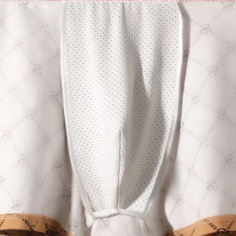 4PCS Gift Box Men's Design Carton Style Cotton Breathable Comfortable Underwear Boxer Briefs