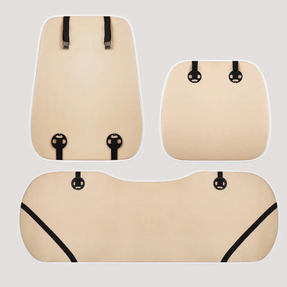 Winter Plush Car Seat Cover Bowknot Fashion Cute Women's Automotive Interior Protector Steering Wheel Warm Cushion Car Pillow