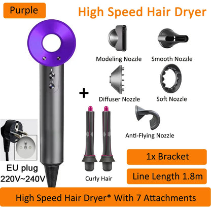 Professinal Negative Ion For Dyson Hair Dryer Hairdryer Leafless Constant Temperature High Speed Quick Dry Home Powerful Electri