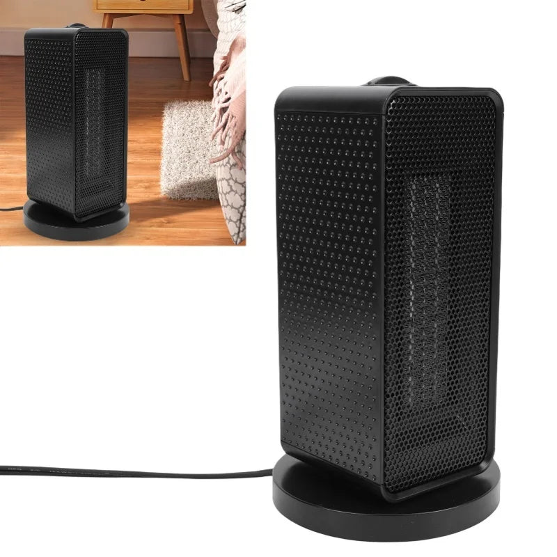 Portable 1200W PTC Ceramic Heater Quiet Fan With Overheat Tip Over Protection Indoor Home