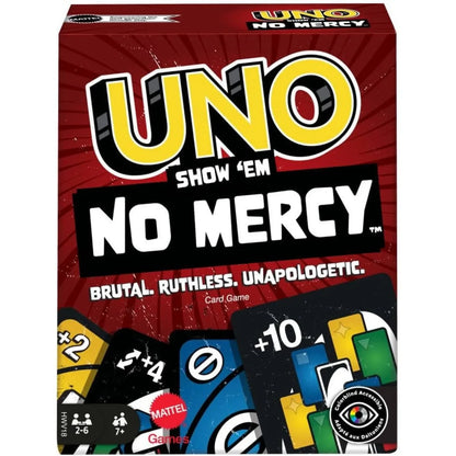 UNO Elite HotWheels F1 Racing/No Mercy Collector's Edition Card Game-Premium Playing Cards Board Game Toy Holiday Gift