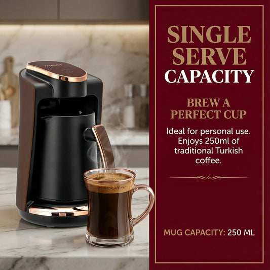 220V 110V Household Electric Coffee Pot Tea Office Coffee Maker 250ML Single Cup Turkish Coffee Machine
