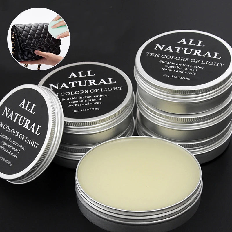 Mink Oil Cream For Leather 30ml/50ml/100ml Shoes Bags Leather Care Cream Leather Maintenance Cream Leathercraft Accessories