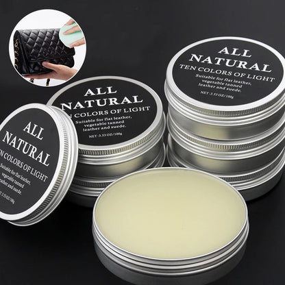 Mink Oil Cream For Leather 30ml/50ml/100ml Shoes Bags Leather Care Cream Leather Maintenance Cream Leathercraft Accessories