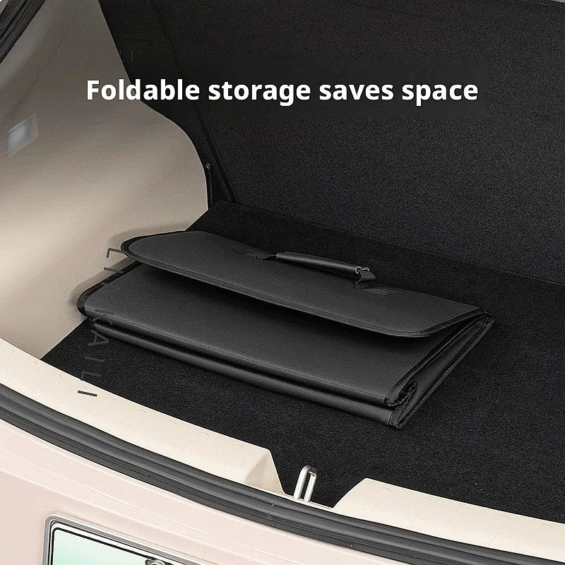 Suitable for BYD Formula Leopard Titanium 3 7 Leopard 5 8 car carbon fiber trunk storage box large capacity foldable storage box