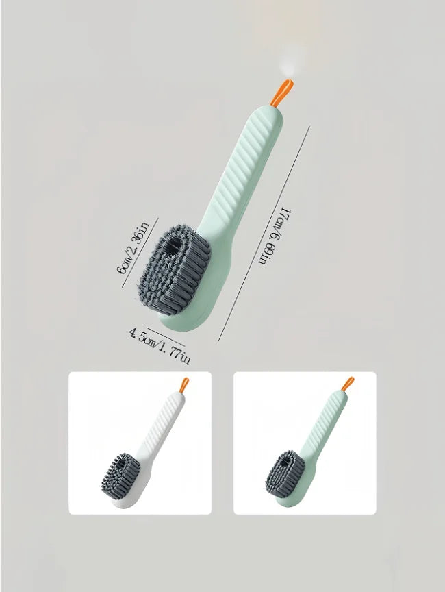 2-In-1 Multi-Function Cleaning Brush/Shoe Brush, 2-In-1 Multi-Function Cleaning Brush With Soap Dispenser, New Upgraded Drawer-S