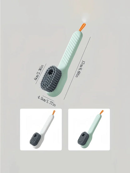 2-In-1 Multi-Function Cleaning Brush/Shoe Brush, 2-In-1 Multi-Function Cleaning Brush With Soap Dispenser, New Upgraded Drawer-S