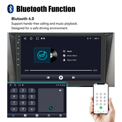 7"/9"/10“ 2 DIN Android 15 4+64G Car Stereo Multimedia Player Universal Carplay Android Auto GPS Navigation FM Radio Touchscreen