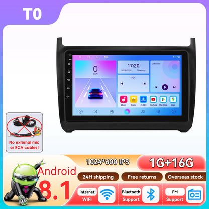 Hizpo 9" Car Radio Carplay for Volkswagen Polo 5 2008 - 2020 Smart Player Wireless Android Auto GPS Navigation BT 6115 WiFi 4G