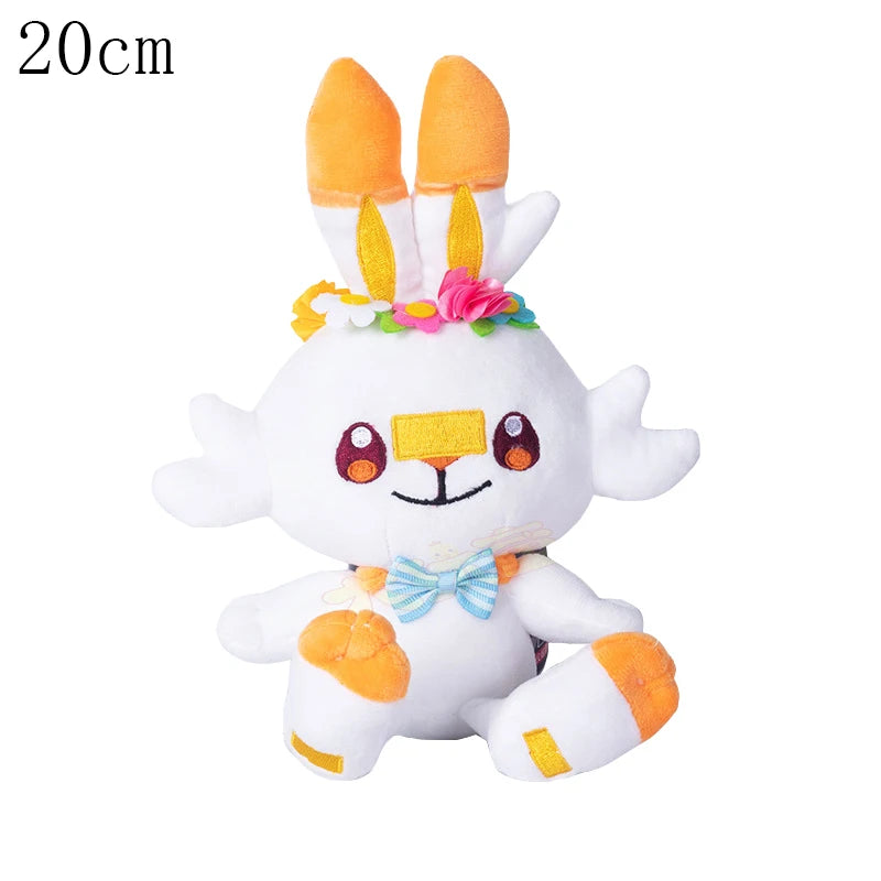 Whole set for sale Flareon Vaporeon Stuffed Doll Pokemon Umbreon Glaceon Leafeon Sylveon Scorbunny Ponyta Eevee Collection Plush