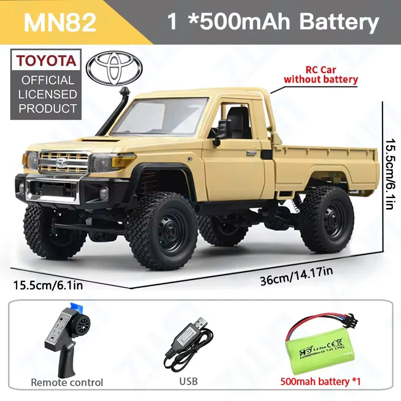ZWN MN82 MN82PRO MN82S MN82T 1:12 RC Car With LED Lights 2.4G Professional 4WD Remote Control Pickup RC Truck Mode for Kid Gift
