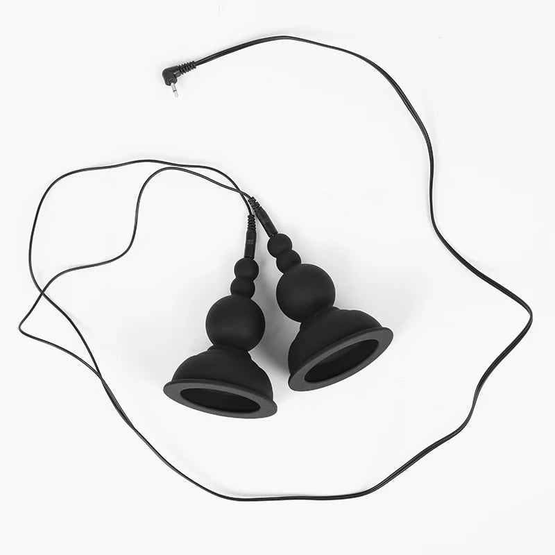 Electric Shock Nipple Sucker Clamps Electro Stimulator Adult Stimulator BDSM Sex Toys For Women Couples Female