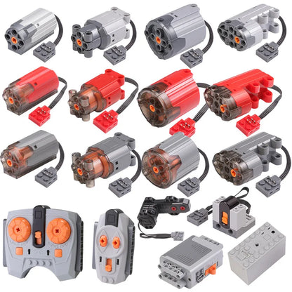 MOC parti tecniche funzioni di alimentazione motore multi strumento servomotore treno PF 8293 8883 modello compatibile blocchi d