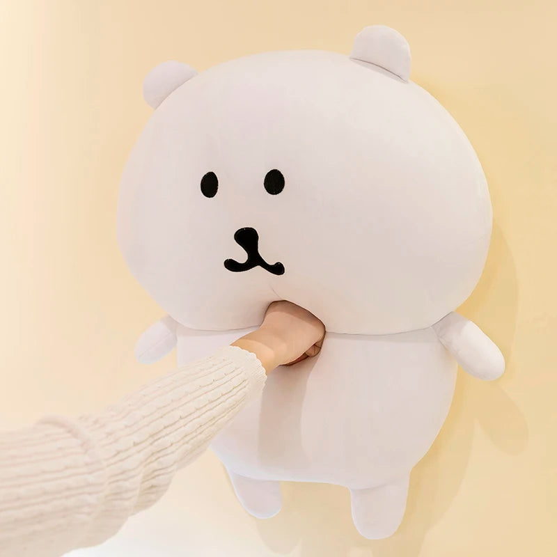 Creative Funny Expression Cute Face Bear Cartoon Soft Stuffed Animals Baby Sleeping Pillow Sofa Cushion for Girls Children Gifts
