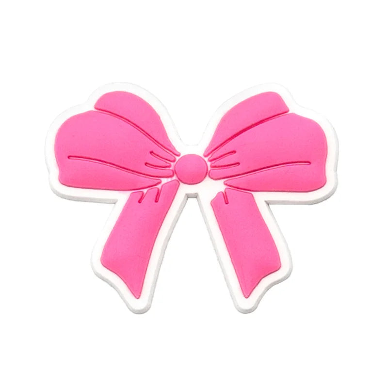 1/25PCS Glamour & Edgy PVC Shoe Charms for Clogs, Leopard Lipstick, Pink Car, High Heels DIY Accessories for Teens & Adults