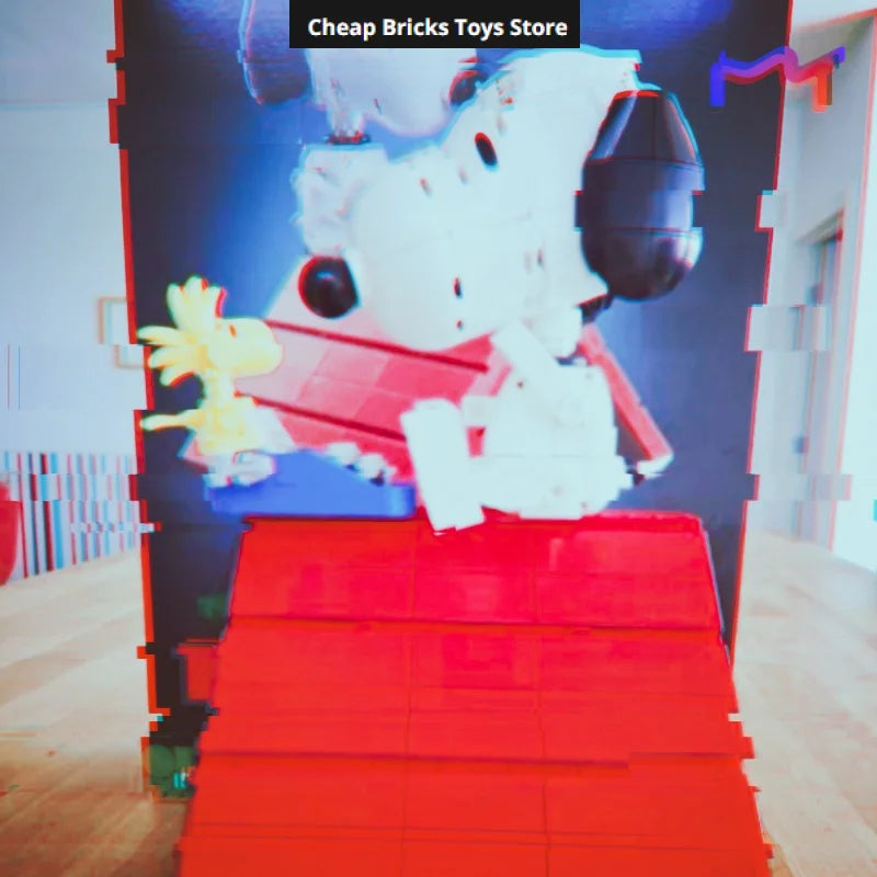 2026 Anime Dog Bricks Building Blocks Compatible 964pcs Creative Movie Doghouse Dispaly Model Birthday Gifts for Adults Toys