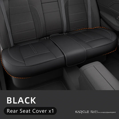 Universal PU Leather Car Seat Cover Full Wrap Anti Slip Vehicle Chair Protector Mat Waterproof Sweatproof Auto Seat Cushion
