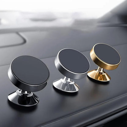 Magnetic Phone Holder for Car, Magnetic Car Mount for Cell Phone, 360° Rotation Universal Car Holder Fits All Smartphones