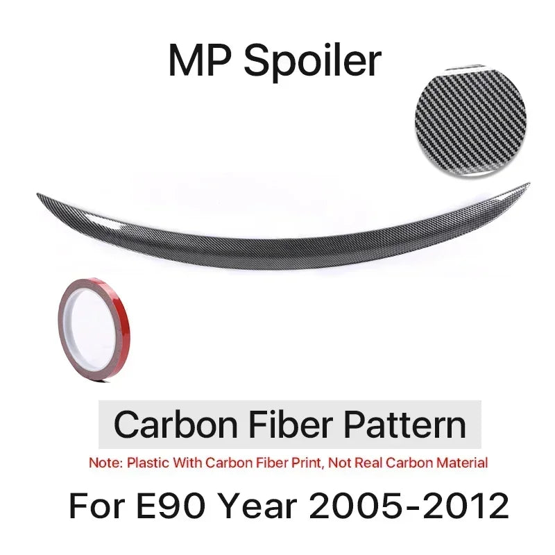 Carbon Fiber Rear Bumper Trunk Spoiler Boot Lid  For BMW 3 Series E90 PSM MP M4 Style Wing Lip 2005-2012  325i 328i 335i 330i