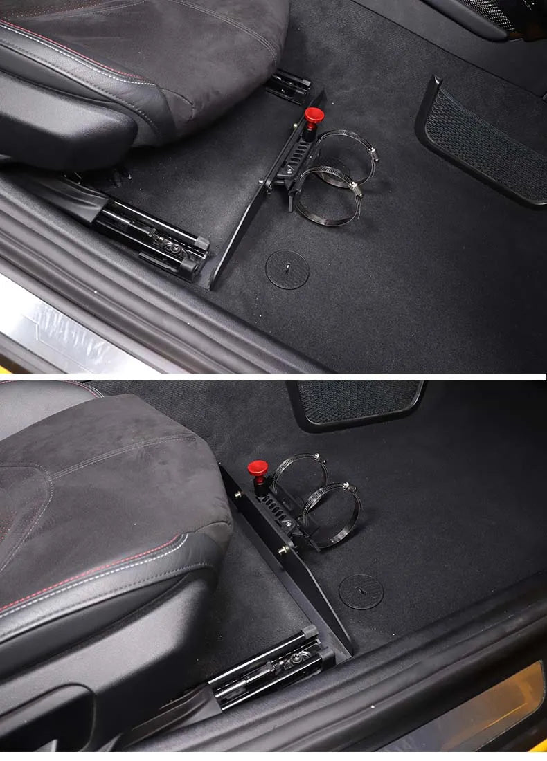 Alloy Fire Holder Adjustable Extinguisher Mount Holder for Toyota GR Supra MK5 A90 2019-23 Installation Under the Passenger Seat