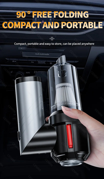 CENRR 998000PA Car Vacuum Cleaner Powerful Mini Cordless Portable Vacuum Cleaner for Home Appliance Handheld Blower Car Cleaner