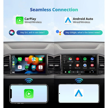 7 inch 2Din Android Car Multimedia Player Carplay Screen Android Auto Bluetooth Radio Double 2 Din Car Stereo A5 A5L Atotozone