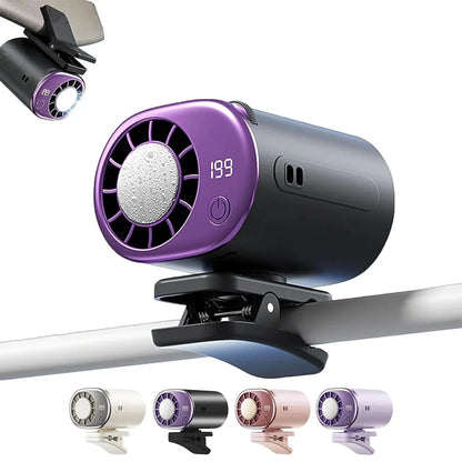 Car Clip Fan Mini Portable Outdoor Clip Umbrella Fan 199 Speed Waist Clip Electric fan 360 USB Rechargeable Desktop Cooling fan