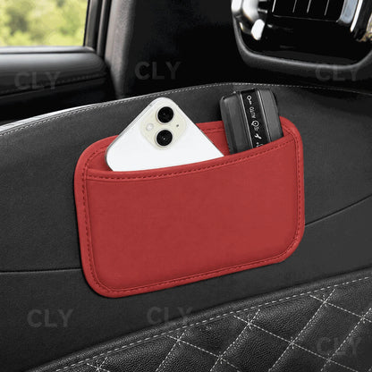 Paste Arbitrarily Car Organizer Mesh Bag Car Storage Pocket Organizer Bag Seat Back Side Door Stowing Tidying Box For Phone Key