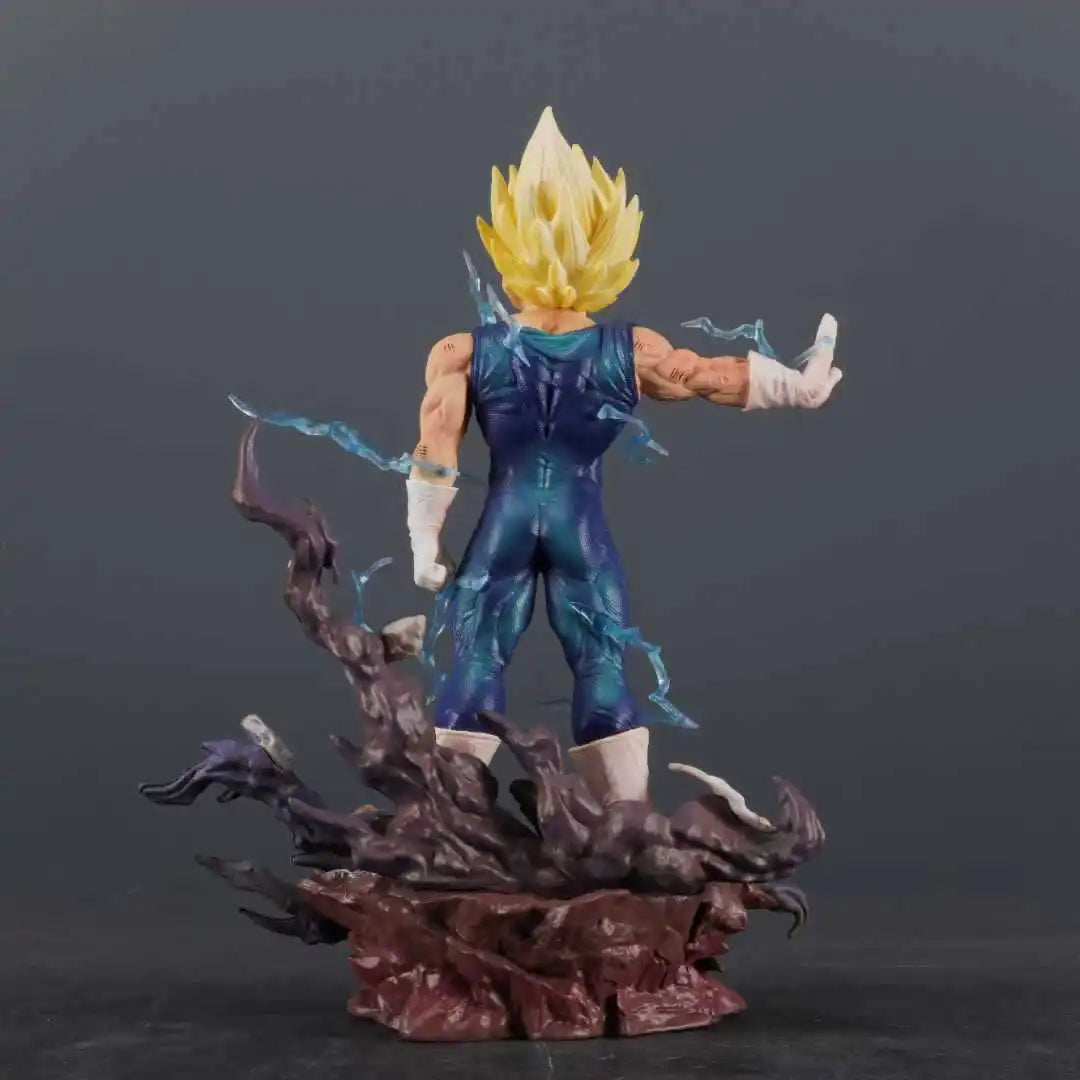 Anime Dragon Ball Super Saiyan Vegeta Hb Demonized Bust Figure Collectible Statue Model Resonance Series Shine Figure Toys Gifts