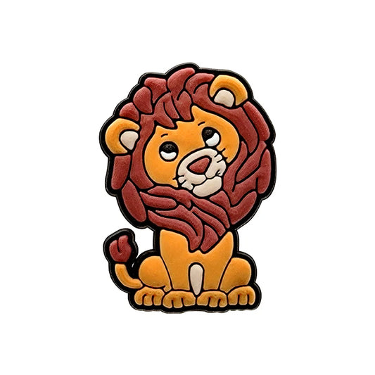 1/25PCS Hip Hop & Fitness Theme Shoe Charms Set DIY Decorative Pins Lion Dumbbell Clogs Accessories Shoe Buckles for Women Men
