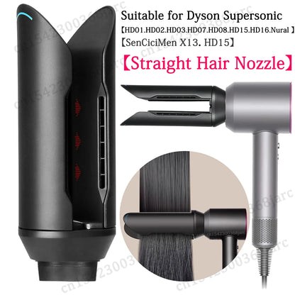 Hair Dryer Straightener Nozzle For Dyson Supersonic HD08 HD15 HD16 Nural Hair Dryer Accessories Automatic Straight Hair Nozzle