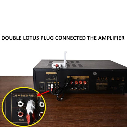 New 2 in 1 Long Range Bluetooth 5.3 Audio Transmitter Receiver RCA 3.5mm AUX Stereo Wireless Adapter For PC TV Headphones Car