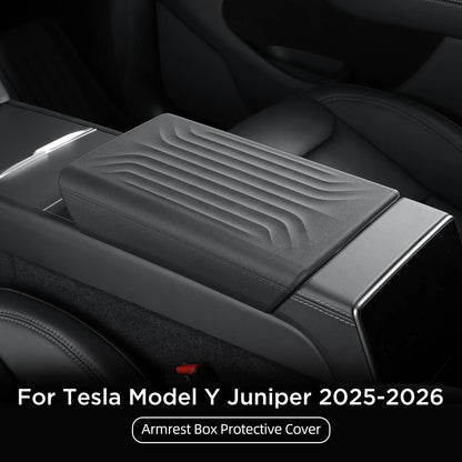 YZ For Tesla Model 3 Y YL Juniper Highland Armrest Pad Soft Case Center Console Box Cover Aanti-scratch 2026 Accessories